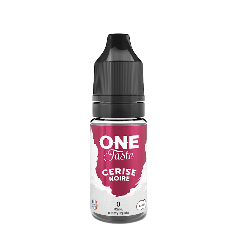E-liquide cerise noire etasty avec visuel du flacon sur fond blanc