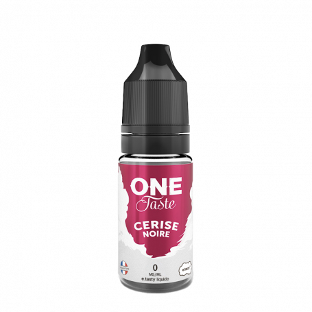 E-liquide cerise noire etasty avec visuel du flacon sur fond blanc E-liquide cerise noire etasty avec visuel du flacon sur fond blanc