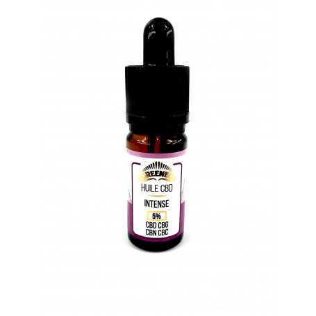 Huile Intense CBD, CBG, CBN, CBC Intense de la marque greeneo en 10 ml
