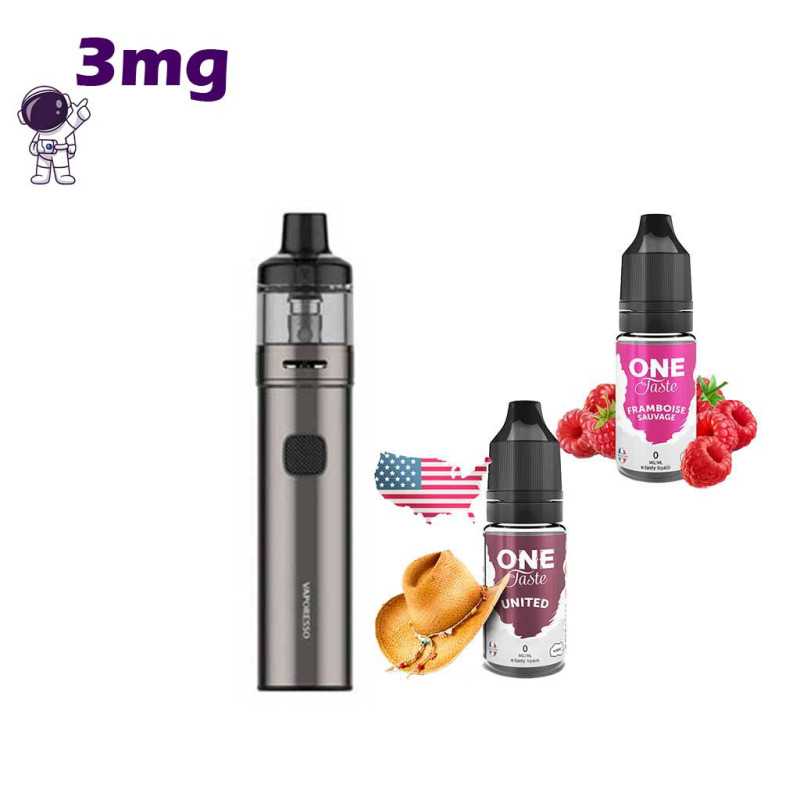 Kit démarrage Pod GTX GO 40 Gris Vaporesso + 2...