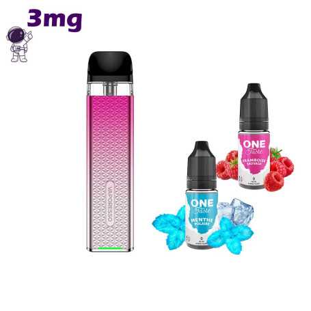 Kit-démarrage-xros-3-mini-vaporesso-rose-menthe-polaire-framboise-sauvage-3mg