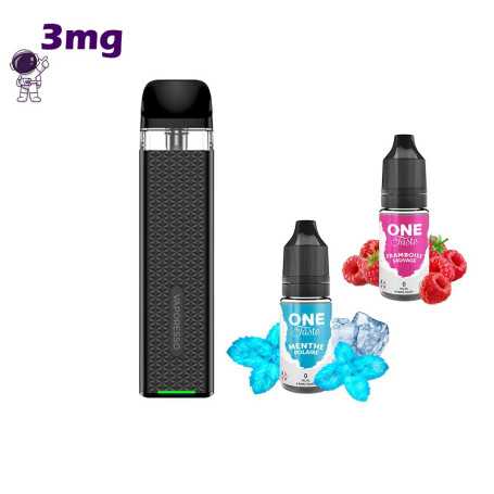 Kit-démarrage-xros-3-mini-vaporesso-noir-menthe-polaire-framboise-sauvage-3mg
