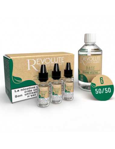 base diy revolute origine végétale 100ml 6 mg/ml cigarette électronique Ismoke31